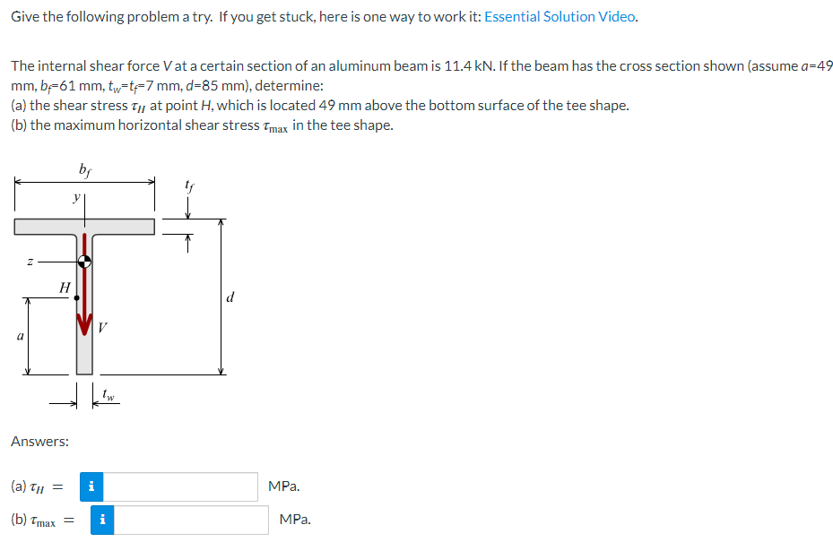 Give The Following Problem A Try If You Get Stuck Here Is One Way To Work It Essential Solution Video The Internal S 1