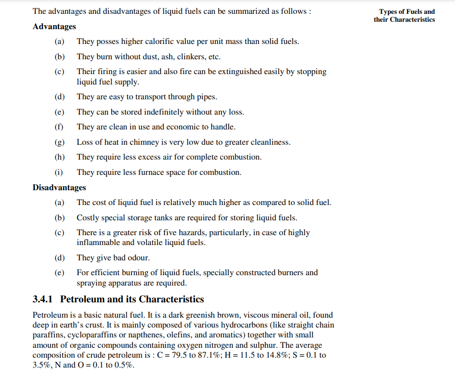 Mech 443 Energy Conversion Mini Project 1 Types Of Fuels Structure 3 1 Introduction Objectives 3 2 Principles Of Cla 13