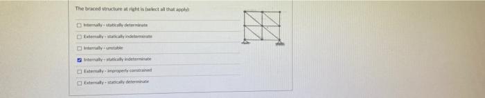 The Brand Structure Is That Apply A Stable Internal Statically Indeterminate Cemiyet Com Aytly Determine M 1