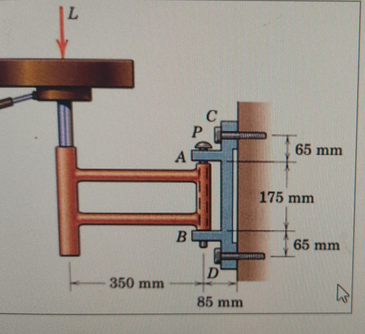 The Hinge Pin P Is Loose Through The Frame Tube There Is A Small Gap Between The Tube And The Frame At Point A Determi 1