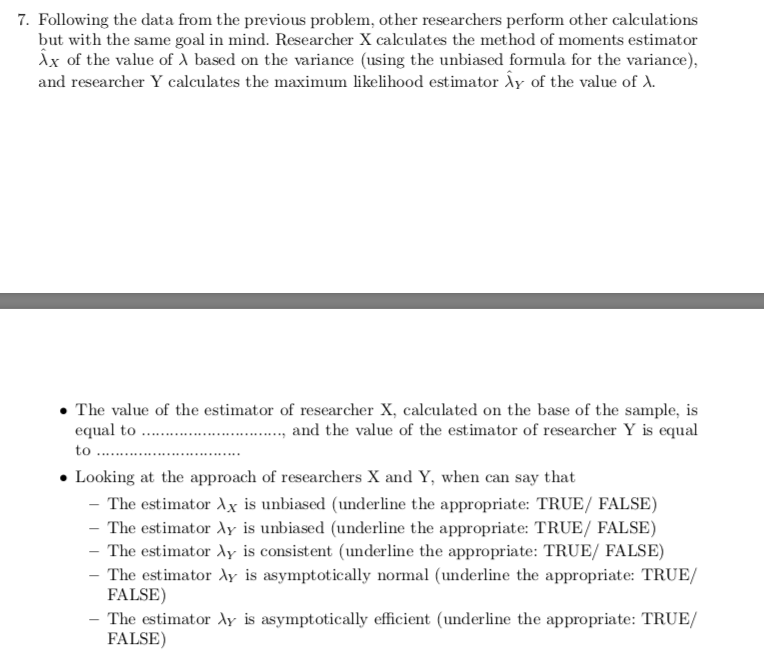 7 Following The Data From The Previous Problem Other Researchers Perform Other Calculations But With The Same Goal In 1