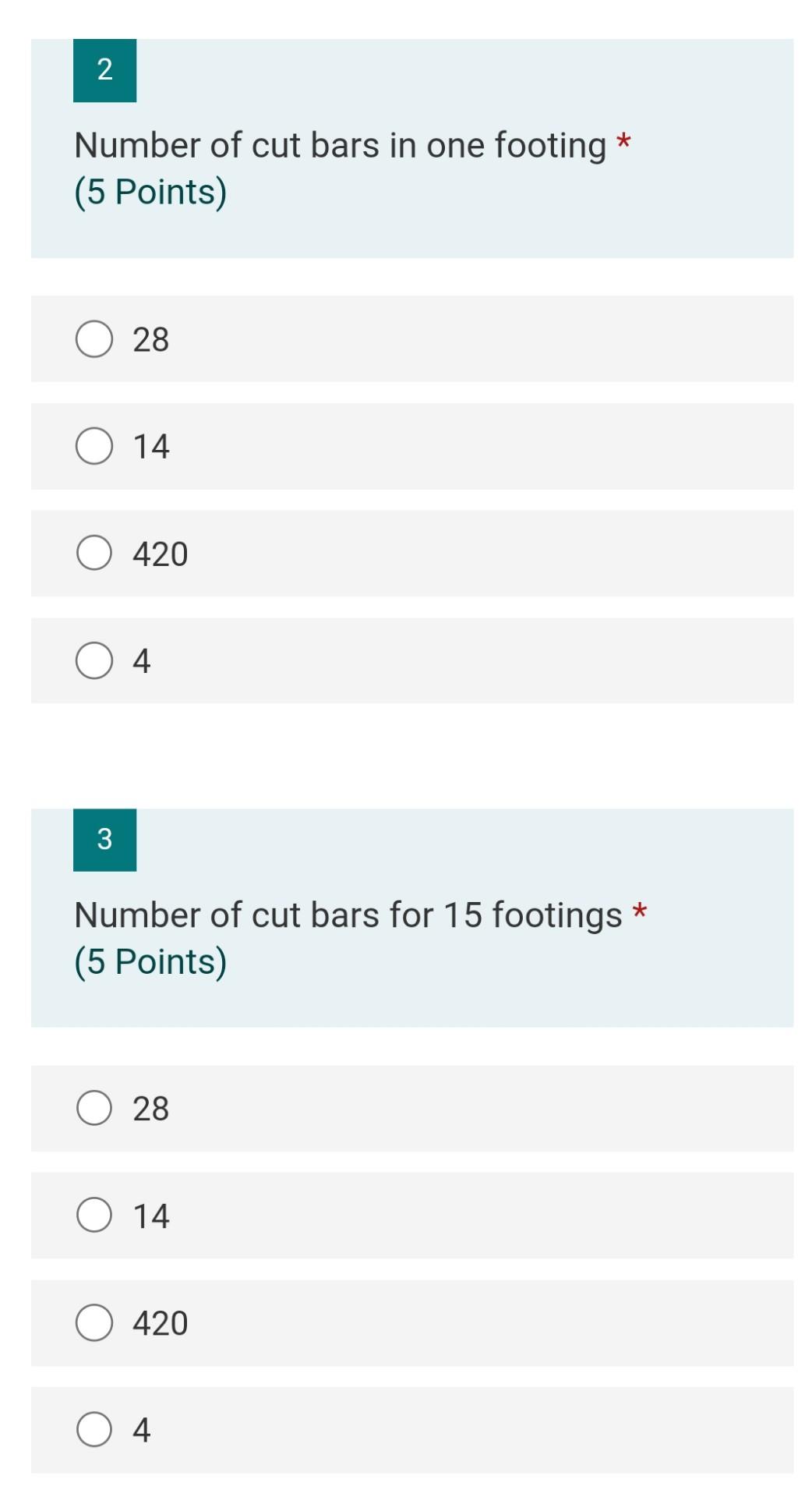 Using The Following Figures And Data Answer The Questions On The Picture There Are 15 Units Of Footings And Columns He 1