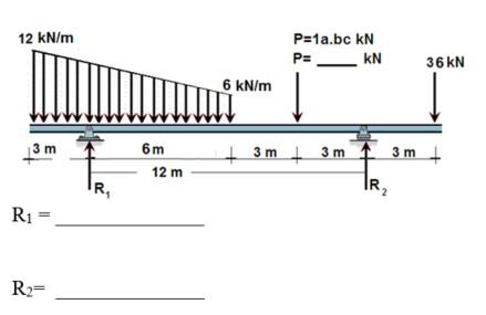 Determine The Reactions Of The Beams Loaded As Shown P 13 13kn 1