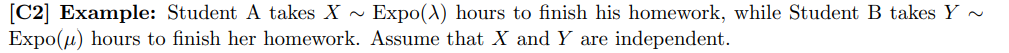 C2 Example Student A Takes X Expo 1 Hours To Finish His Homework While Student B Takes Y Expo U Hours To Finis 1