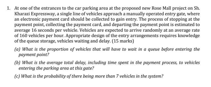 1 At One Of The Entrances To The Car Parking Area At The Proposed New Rose Mall Project On Sh Kharazi Expressway A Si 1