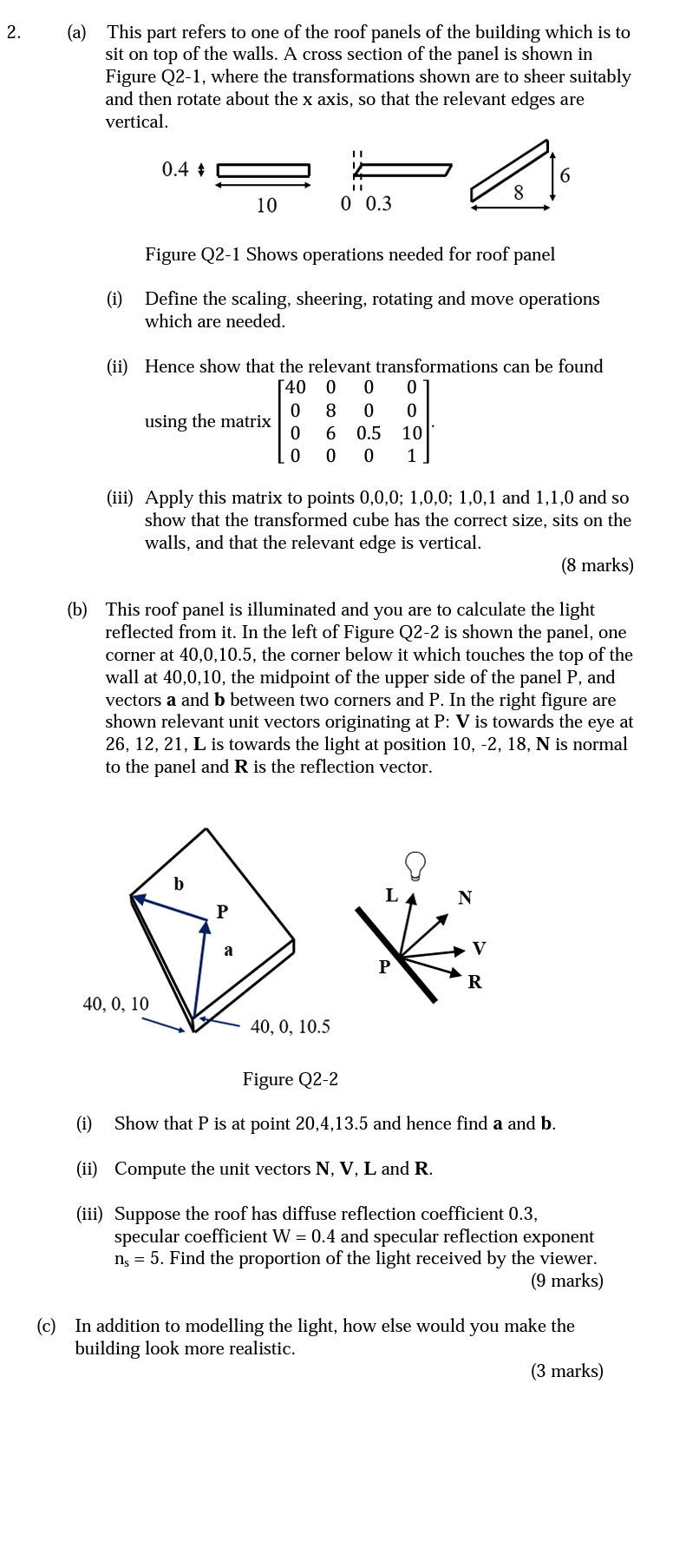 2 A This Part Refers To One Of The Roof Panels Of The Building Which Is To Sit On Top Of The Walls A Cross Section O 1