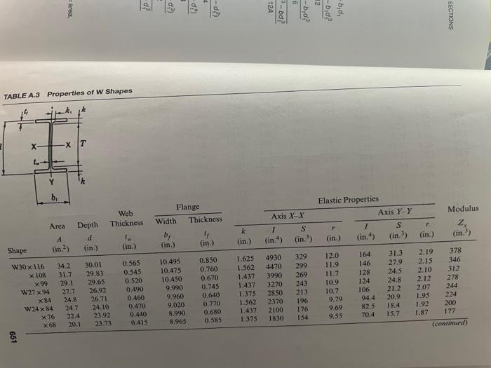 1 What Is The Allowable Axial Compression Load For A W12x72 Column With An Unbraced Length Of 16 Assume K 1 0 Use 3