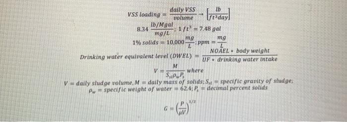 5 Primary Sewage Sludge From A 5 Mgd Wastewater Treatment Plant Is To Be Treated By Anaerobic Digestion The Following 2