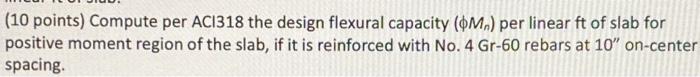 Problems 2 And 3 Refer To The Floor Plan Shown In Fig 2 S Ci C2 C3 C4 Cs 3 Gi Typ C6 C7 C8 Given L 25 Typ An 3