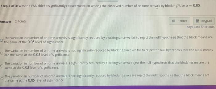 The Faa Is Interested In Knowing If There Is A Difference In The Average Number Of On Time Arrivals For Four Of The Majo 4