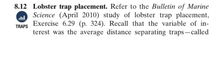 8 12 Lobster Trap Placement Refer To The Bulletin Of Marine Science April 2010 Study Of Lobster Trap Placement Tr 1