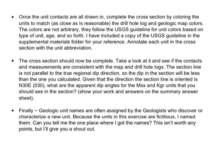 This Assignment Will Introduce You To One Of The Most Fundamental Tools An Engineering Geologist Uses To Develop A Site 8
