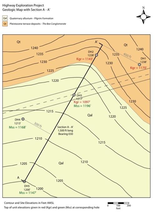 This Assignment Will Introduce You To One Of The Most Fundamental Tools An Engineering Geologist Uses To Develop A Site 9