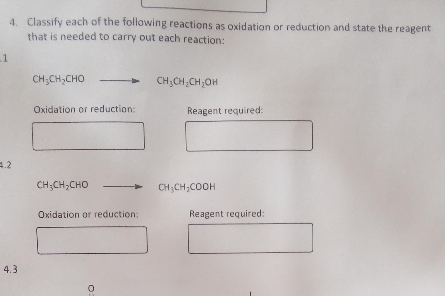2 Select The Correct Answer From The Following List And Write The Corresponding Letter In The Correct Place In The Tabl 2