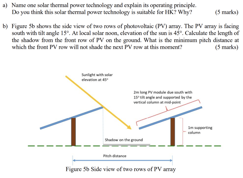 A Name One Solar Thermal Power Technology And Explain Its Operating Principle Do You Think This Solar Thermal Power Te 1