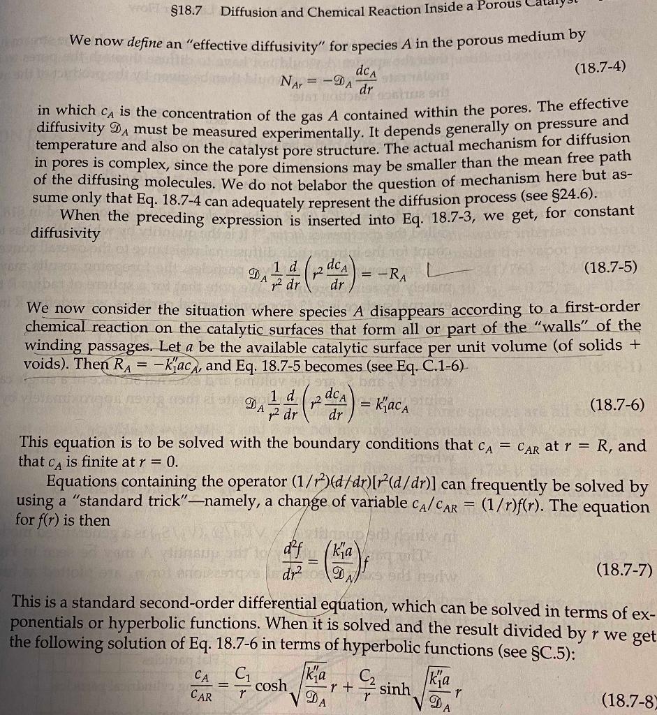 I Need Answer Asap I Show How To Obtain Eq 18 7 7 From 18 7 6 Ii Show How To Obtain Eq 18 7 8 From 18 7 7 1