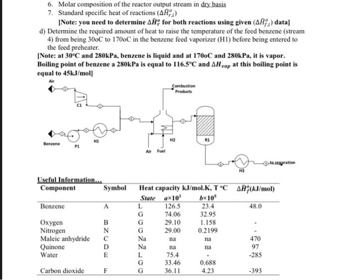 Problem 1 Maleic Anhydride Is Among The Several Products That Have A Good Market And Several Applications It Can Be Pr 2
