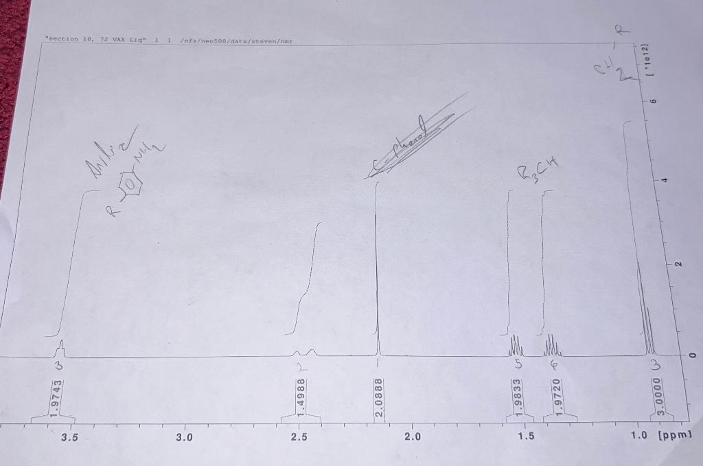 What Is The Molecular Structure Based On The Nmr 1