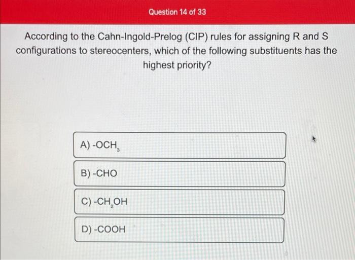 Question 4 Of 33 Which Compound Corresponds To An Unsaturated Hydrocarbon A 1 Chlorocyclopentane B Isopropanol C 2 3 4