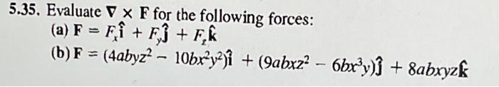 5 30 The Gravitational Force Between Two Masses May Be Written As Mm Mn F G F G R P 3 5 35 Evaluate 7 X F For Th 2
