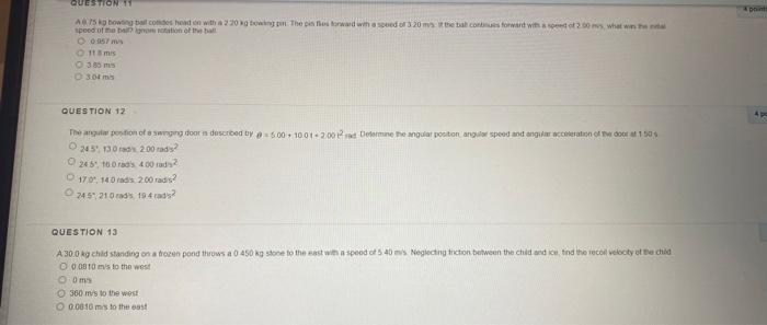 4 Question 1 Abowing Codes Head On With A 220 The Bestward Win A Speed Of 20 M The Conforward With What Was The Pood Of 1