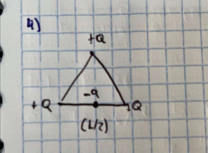Find The Expression For The Electric Field If A Test Particle Is Placed L Meters Prolonging One Side Of The Previous Tri 1