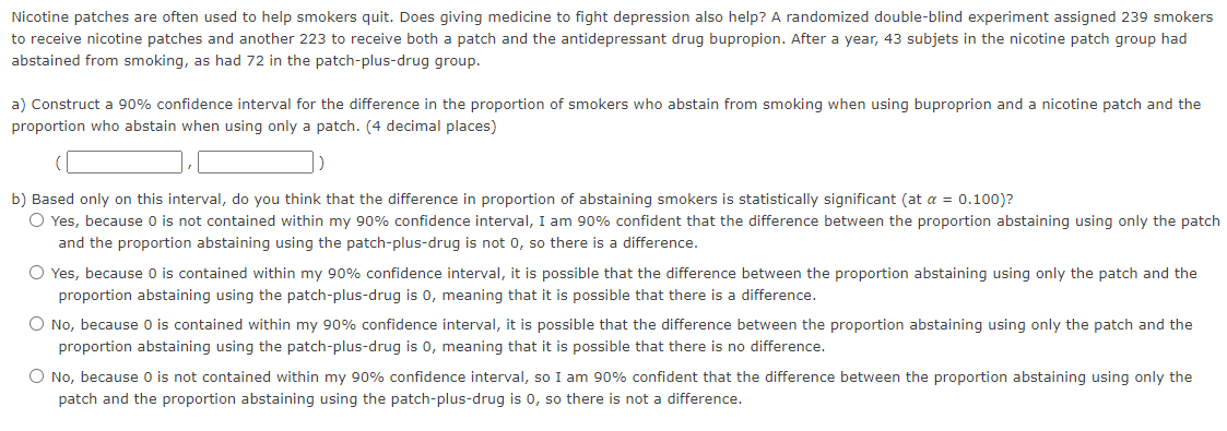 Nicotine Patches Are Often Used To Help Smokers Quit Does Giving Medicine To Fight Depression Also Help A Randomized D 1