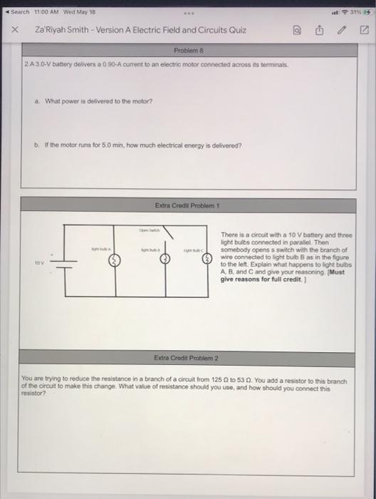 Problem 1 A What Is The Magnitude Of The Electric Field At A Point That Is 0 40 M To The Right Of A Small Sphere With 4