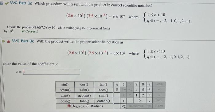Ax 10 Bx 10 Ab X 10 Cx 10 Where Sisc 10 14 2 1 0 1 2 If The Product Ab Does Not Have A Single N 2