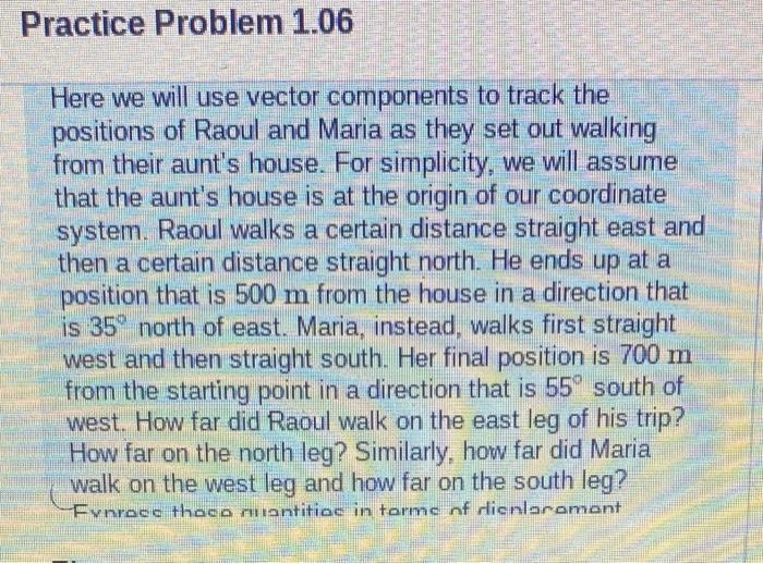 10 Of 15 Constants Part A Practice Problem Raoul S Friend Johnny Sets Out From His House In The City His Displacemen 3