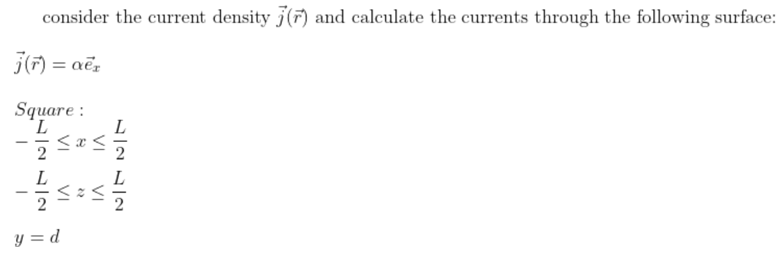 Current Density 1