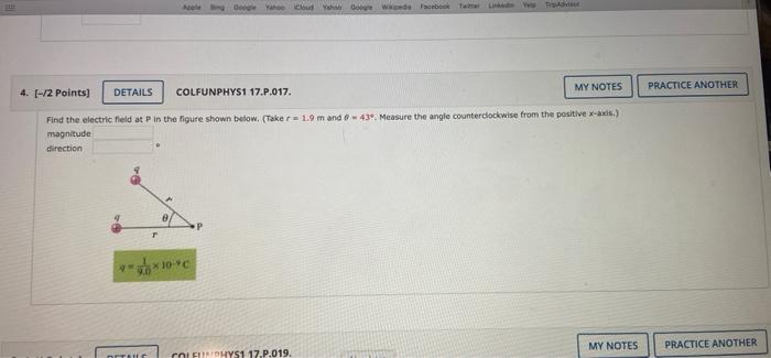 Acole Bing Doogle Yahoo Icloud Yahoo Google Wikipede Facebook Linked Y Tavisur 4 2 Points Details Colfunphys1 17 P 1