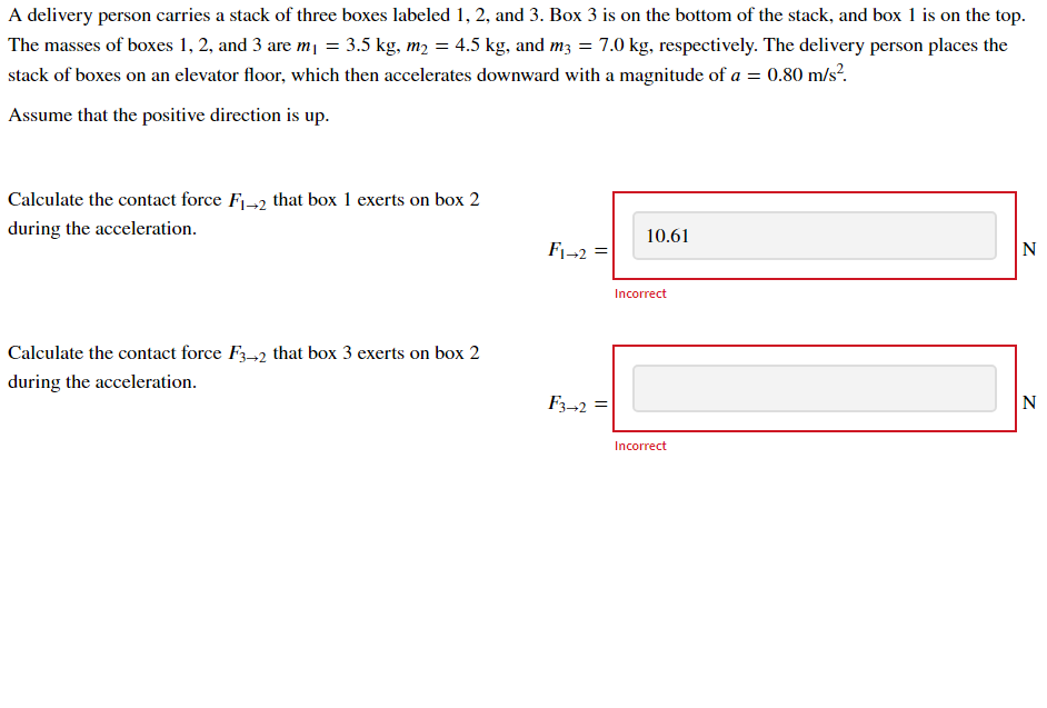 A Delivery Person Carries A Stack Of Three Boxes Labeled 1 2 And 3 Box 3 Is On The Bottom Of The Stack And Box 1 Is 1