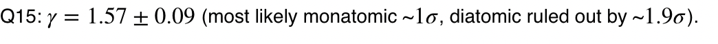 15 You Measure The Specific Heat Capacity Of A Gas And Obtain The Following Results Cp 1 1 13 0 04 Kj Kg K A 2