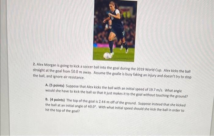 2 Alex Morgan Is Going To Kick A Soccer Ball Into The Goal During The 2019 World Cup Alex Kicks The Ball Straight At T 1