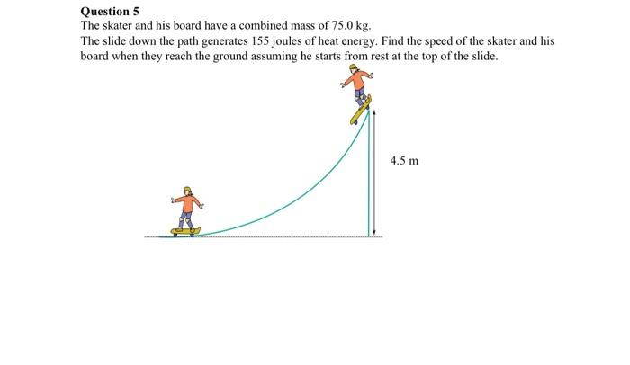 Question 1 A 15 0 Kg Concrete Block Accelerates Down A Rough Slope Inclined At 40 0 40 A On The Diagram Above Show A 5