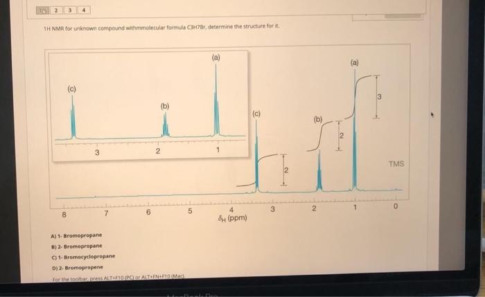 H1 Nmr For Molecule With C3h7no2 Molecular Formula Determine The Strucutre And Show All Peaks For Wich Hydrogens A Te 2