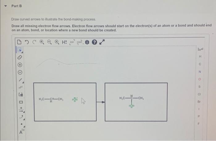 Part A Draw The Major Organic Product Generated In The Reaction Below H Dilute Aqueous Acid Part B Draw Curved Arro 3