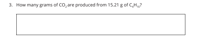 3 How Many Grams Of Co Are Produced From 15 21 G Of Ch 1