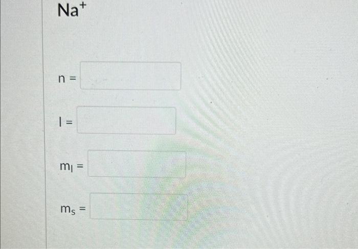 0 N3 N 1 M Ms Question 8 Fe 3 N 1 M Ms Na N 1 11 M Ms D Question 13 S 2 N 1 M 3