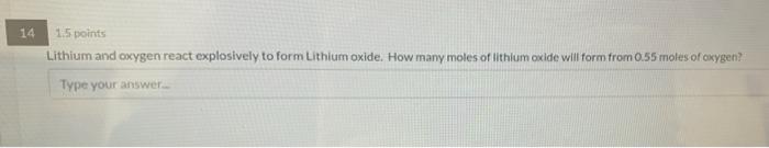 2 1 5 Points Iron Ill Oxide Reacts With Carbon To Produce Solid Iron And Carbon Monoxide If 271 99 Grams Of Pure Iron 4