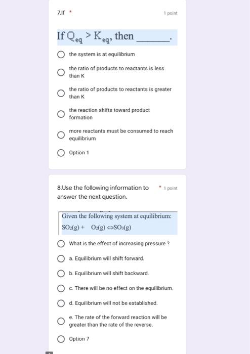 9 Use The Following Information To 1 Polit Answer The Next Question Hydropodide His Colores Tempore Formed In The Foll 2
