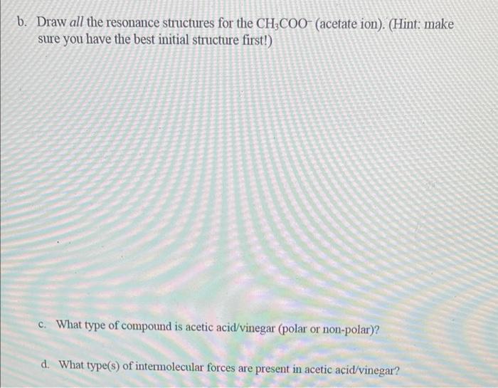 3 Vinegar Is A Dilute Solution Of Acetic Acid Ch3cooh Oil And Vinegar Form Two Separate Layers Do Not Dissolve In On 2