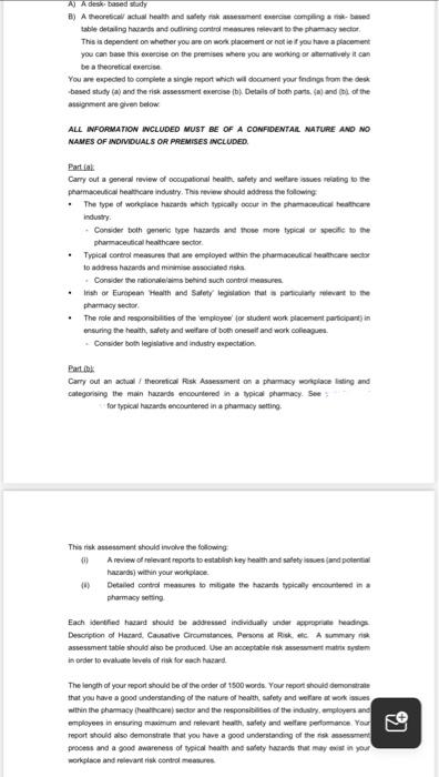 A A Desk Based Lady A A Theoretical Actual Health And Safety Risk Set Exerce Compiling Abue Table Detailing Hazards And 1