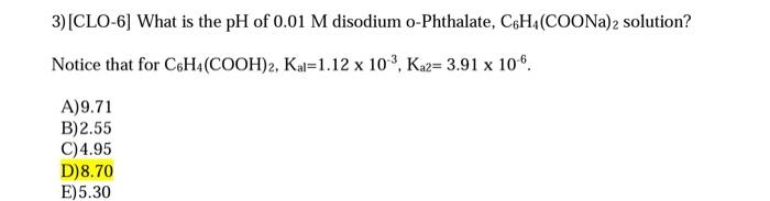 Plwase Can You Explain Which Ka Should I Use And Why 2