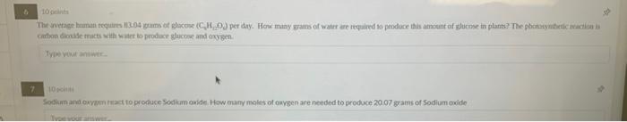 10 The Average Human Require 1 04 Gms Of Glucose Ch Per Day How Many Grams Of Water Are Required To Produce This Amount 1