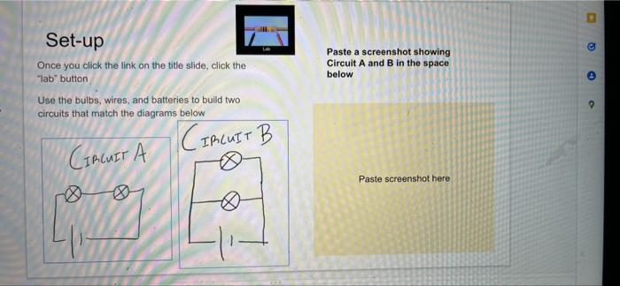 Phet Lab Series And Parallel Circuits Please Type Your Name Here This Is An Individual Assignment Set Up Once You C 2