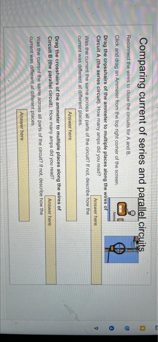 Phet Lab Series And Parallel Circuits Please Type Your Name Here This Is An Individual Assignment Set Up Once You C 4