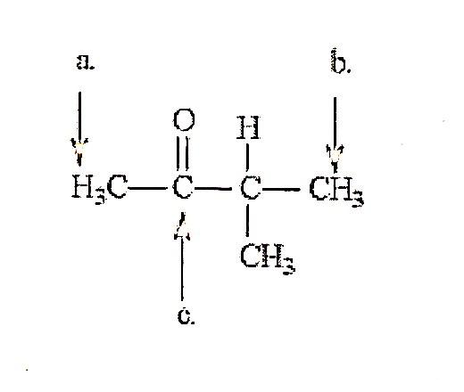 Referring To 3 Methyl 2 Butanone What Is The Splitting Pattern For The Hydrogens Labelled A And B 1