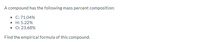 Need Help Wit Chem Hw 1